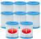 Denkmsd Lot de 8 Cartouches filtrantes de Rechange Taille I pour Bestway Type I pour Bestway 58093 Piscine