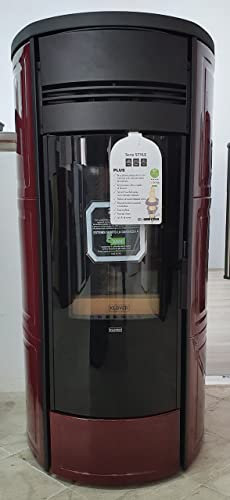 KLOVER STYLE 180 PLUS TERMOSTUFA A PELLET 17KW MAIOLICA Wi-Fi di serie