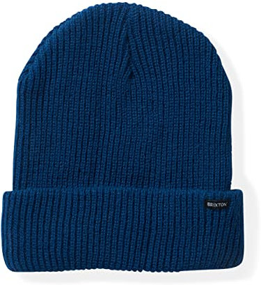 Brixton Unisex Becket Beanie Hat, Blue, One Size