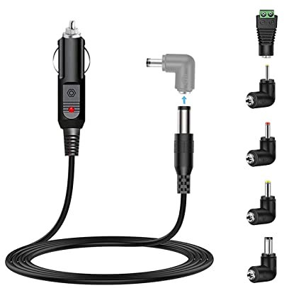 Autoladegerät 12V Zigarettenanzünder Stromversorgungskabel für DVD Player Massagegerät CCTV Kamera GPS Klimaanlage LED Satellitennavigation TV und mehr.