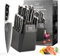 NANFANG BROTHERS Messersets Damast-Küchenmesser, 18pcs japanisches Profi-Küchenmesser-Set Damaszener-Messerblock Holz-Set von Damastmessern, japanisches Messer-Set 67 Schichten VG10 Damaststahl (Rot)
