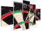 Prime Bild auf Leinwand Darts Pfeile im Ziel Wandbild Leinwandbild Poster