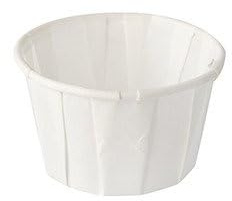 250 Dressingbecher, Papier pure rund 60 ml Ø 5,4 cm · 3,6 cm weiss