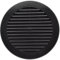 H&C VENT Grille de ventilation PVC - Couvercle de ventilation CVC avec protection contre les insectes - Élément rond en plastique du système d'alimentation en air (Noir, Ø 125 mm)