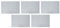 Alberts 820831 Placa Perforada, Plata