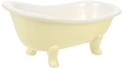 COLLBATH Keramik-dessertschale Schale Badewannenform Kreative Obstschale Haushaltsgeschirr Eisschale Langlebig Und Praktisch