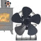 Lumiscent Ventilador de estufa de leña – Ventiladores de estufa de leña | Ventilador de estufa de leña | Ventilador de estufa de leña | No Eléctricos Silenciosos Ventiladores de Chimenea Accesorios