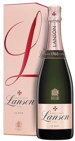 Lanson Champagne | from France, Reims | 75cl | Parties or gifts (Single Bottle 75cl, Lanson Le Rose)