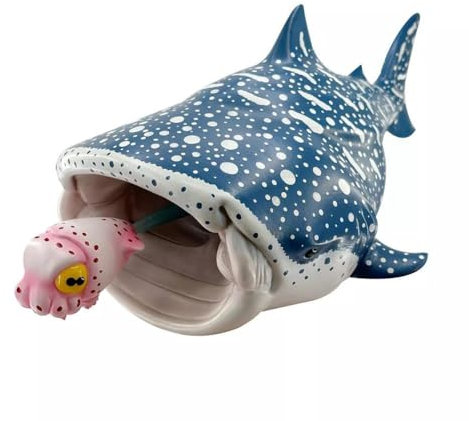 Haifisch-Figur aus Kunstharz, niedlicher Hai-Weihnachtsschmuck, Ozean-inspirierter Fisch-Dekor, Hai-Dekor, Tier-Ornamente, stilvoll