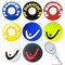 8 Pezzi Antivibrazione Tennis, Silicone Ammortizzatori da Tennis, Divertente Ammortizzatore per Racchetta Tennis Squash Badminton, Tennis Vibrazione Dampener Adatto per Giocatori di Tennis