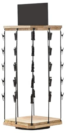 Kuchenständer für Chips, Sprechblasen-Regal, 360 Grad drehbarer Ständer mit Nachrichtentafel, Aufbewahrungs-Organizer