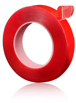 Ztolbriy Doppelseitiges Klebeband Extra Stark Transparent 9mm x 10m Nano Double Sided Tape Klebeband Starkes Montageband Klar Auto LED Acryl Gel