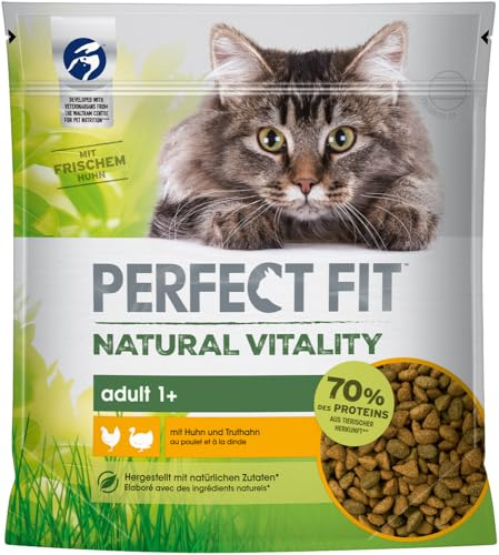 PERFECT FIT™ Katze Beutel Natural Vitality Adult 1+ mit Huhn und Truthahn 650g