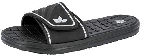 Lico Barracuda V, Scarpe da Spiaggia e Piscina Unisex-Adulto, Blu (Schwarz/Silber Schwarz/Silber), 46 EU