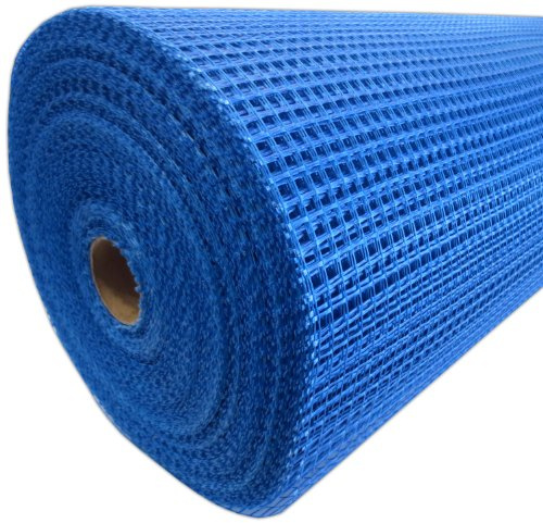 Armierungsgewebe 50cmx100m ca. 145 g/m² blau Außenputz 10x10mm Maschenweite Glasgittergewebe Gewebe
