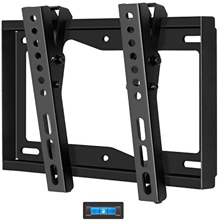 Mounting Dream MD2268-S TV Wall Mount Tilting Bracket for Most 17-42 Inch LED, LCD and Plasma TVs up to VESA 200 x 200mm and 44 LBS Loading Capacity, with Bubble Level