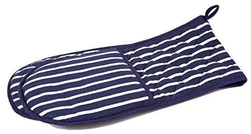 Yorkshire Linen Butchers Blue/White Stripe Double Oven Glove