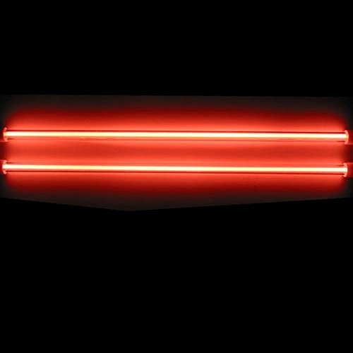 Mintice™ 15cm KFZ Unterboden Innenbeleuchtung Fußraumbeleuchtung Neonröhren Licht Kaltkathoden Rot CCFL