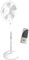 Grunkel Ventilador de pie 16 programable con 3 velocidades FAN-B16ECOTIMER y 60W de potencia con altura regulable de hasta 128cm (Blanco)