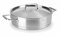 LACOR Foodie Tartera con Tapa, Acero Inoxidable, Gris, 28x6x9 cm