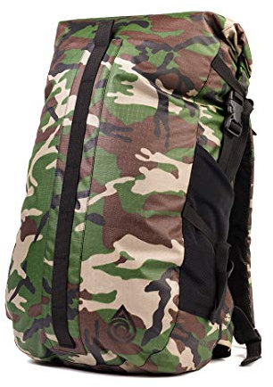 Aqua Quest Cloudbreak 30L Backpack - 100% Waterproof Heavy Duty Roll Top Bag - for Hunting, Fishing, Military - Camo