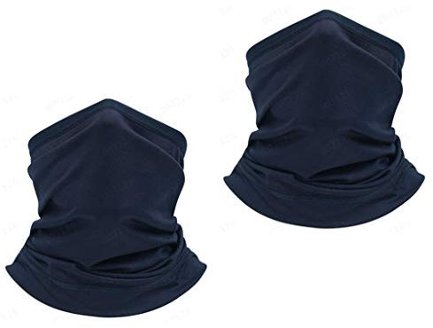 AmyGline 2 Stück Multifunktionstuch Herren/Damen Halstuch Schlauchtuch atmungsaktiv Schlauchschal Bandana Gesichtsmaske für Sport Motorrad Radfahren Laufen Mundschutz Kopftuch