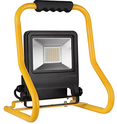 LEDVANCE Fluter LED: für Boden, WORKLIGHT VALUE H-STAND-PO, 50 W, 220…240 V, Ausstrahlungswinkel: 110, Cool White, 4000 K, Gehäusematerial: Aluminium, IP44, 1-er-Pack