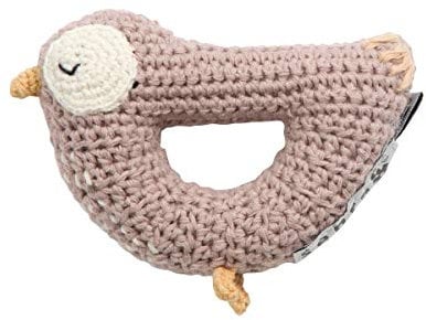Sebra - Häkel-Rassel - Bliss der Vogel - Misty Rose