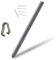 Lápiz capacitivo gris Tab S6 de repuesto con puntas/puntas para Samsung Galaxy S6 Lite Tab S6 SM-T860 T860 T865 T867 Stylus Touch S6 Pen (sin Bluetooth)