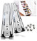 Heavy Duty Drawer Runners Slides Full Extension 300 350 400 450 500 550 650 700 800 850 900 950 400mm Ball Bearing Rails Track Guide Glides 68kg 1pair (Without Lock, 14 inch(350mm))