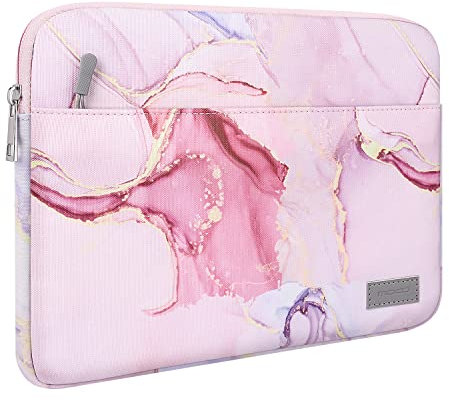 MoKo 9-11 Inch Tablet Sleeve Bag Carrying Case Fits New 11 inch iPad Air M3, iPad A16 2025, iPad Pro 11 M4/Air M2, iPad Air 5/4/3th, iPad 10/9/8/7th, Cloudy Pink