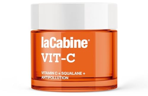 laCabine Vit-C Gesichtscreme 50ml – Aufhellende Gesichtscreme mit Vitamin C | Feuchtigkeitsspendend, Anti-Aging & Antioxidativ | Ölfrei, Leichte Textur
