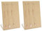 2 Confezioni Espositore per Collane, Espositore per Gioielli a Forma di L Elegante da Tavolo (Efedra)