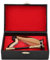 Zerodis Harfen-Ornament mit Geschenkbox Instrument Holz-Miniatur-Harfe-Replik 4'Holz-Miniatur-Harfe-Replik Musikmodell
