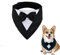 Hund Smoking Bandana Halsband, 1 Stück Verstellbar Formale Hund Hochzeit Bandana Haustier Hochzeit Anzug Fliege Bandana für Kleine Mittlere Hunde