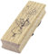 Artoz Stempel – Holzstempel – „Engel“ – 90 x 30 mm – Motivstempel zum Kartenbasteln für Weihnachten, Einladungen, Grüße