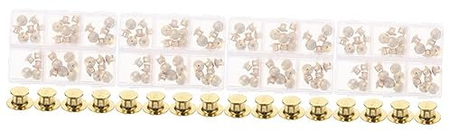 COHEALI Allzweck-broschenverschlüsse Goldene Pin-befestigungen Für Schmuck Und Bastelprojekte Sicher Und Stabil Für Namensschilder Und Abzeichen