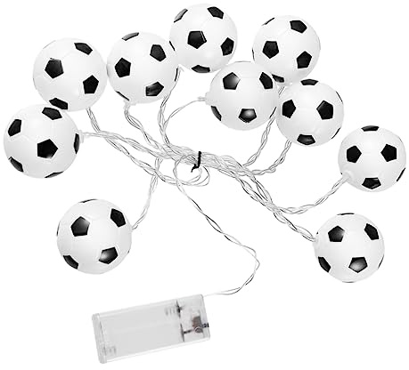 Garneck Fußballförmige Lichterkette Leds Für Innenhof Und Wohnzimmer Dekoriert Für Valentinstag Und Weihnachten Einfach Aufzuhängen