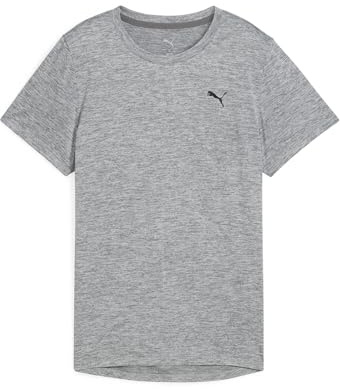 PUMA Unisex W TAD Essential Heather Tee T-Shirts, Medium Gray Heather, XS