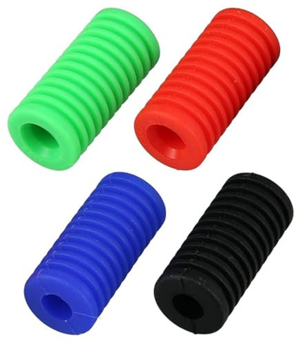 4PCS Protector Cambio Marchas Moto Pedal de Palanca de Cambios para Motocicleta, 8 mm Cubierta Del Pedal Palanca De Cambios De de Goma Motocicleta Protectora para Palanca de Cambios Accesorios