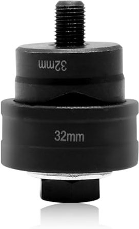 CCLIFE Lochschneider 32 mm, Schraublochstanzer für exakte Lochstanzungen in Spüle, Metall und Edelstahl
