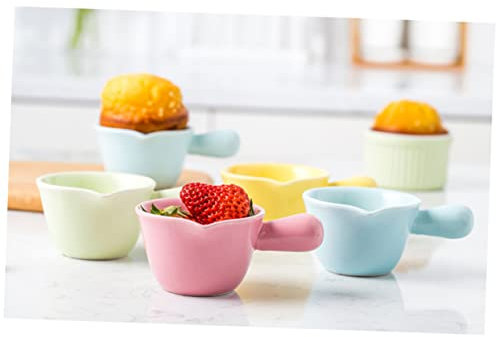 CIYODO Keramik-milchtopf Kleiner Kochtopf Mini-keramik-kochgeschirr Breitopf Mit Ausguss Für Gasherd Mikrowelle Backofen