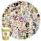 100 Stück Meme Aufkleber set, Wasserfeste Vinyl Lustiges süße Katzen Stickers, Niedliche Katzenform Ästhetische Aufkleber für Wasserflaschen, Laptop, Telefon, Gitarre, Koffer, Handyhülle
