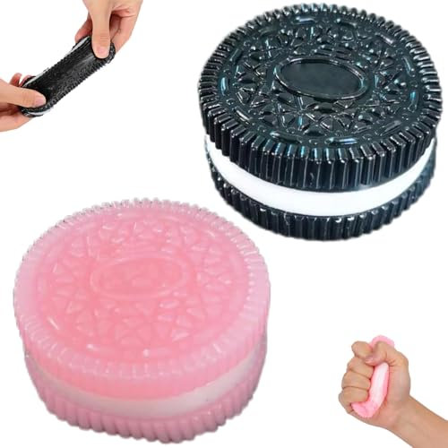 2 Stück Fufu Squishy, Taba Squishy, Keks-Stressabbau-Spielzeug, Ultraweiches Dekompressions-Entlüftungsspielzeug Für Geburtstag Und Party, Fidgets Spielzeug Für Party Favors Weihnachten