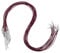sourcing map 10pcs 20 Inch Waxed Necklace Cord, Bulk Necklace String with Clasp 1.5mm Waxed Leather Cord Rope for Jewelry Making DIY Bracelet Pendant,Wine Red