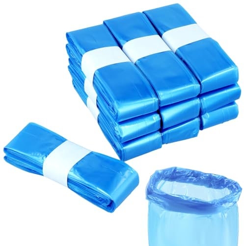 QWORK® 10 pièces recharges pour seau à couches, sacs pour seau à couches de 4.5 m long, sacs à couches pour seaux à couches et poubelles pour chat, compatibles Genie, Angelcare