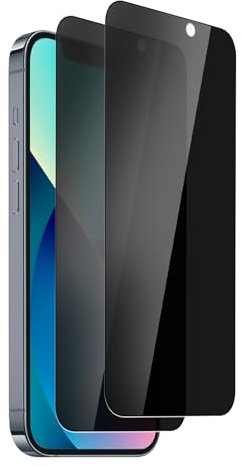 Carantee für Panzerglas Sichtschutz für iPhone 12 Mini Schutzglas, 2 Stück Anti-spy Blickschutz für 12 Mini Folie, 9H Härte Privacy Blendschutz Anti-Spähen Displayfolie Privatsphäre Blickschutzfolie