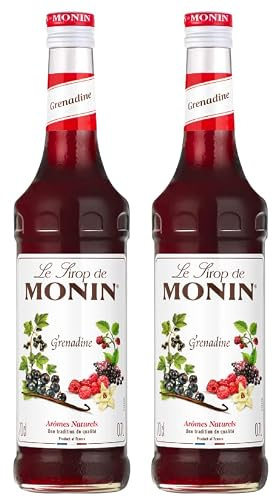 MONIN - Sirop de Grenadine pour boissons fraîches et cocktails - Arômes naturels - 70 cl