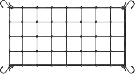 Gartennetz für Kletterpflanzen – elastische Halterung für Zelt mit Haken | Gitter für und , , Blumen, Erbsen, Bohnen, Tomaten, Balkon, Terrasse, Hof