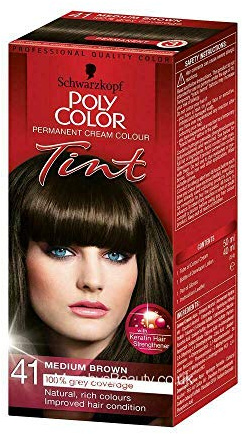 Schwarzkopf Poly Color Cremefarbe 41 mittelbraun (1 Stück)